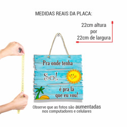 Placa Decorativa | Quadro Modelo 14 | Casa e Decoração