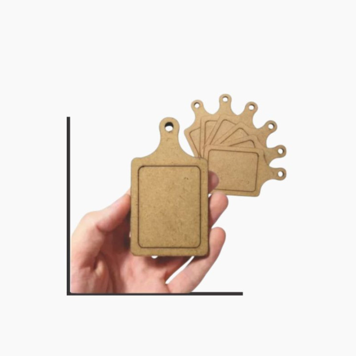 🔪 Mini Tábua de Carne em MDF – Lembrancinha Criativa para Artesanato e Festas