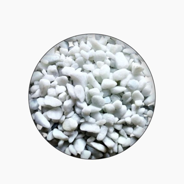 🪨 Seixo Nº 2 Branco – Pedra Decorativa para Jardim, Aquário e Artesanato | 1kg