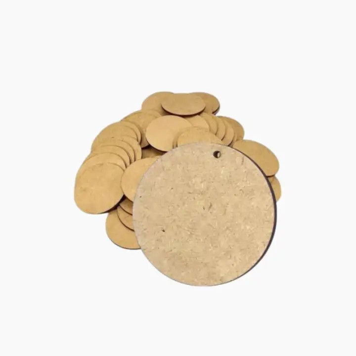 🪵 Bolachas de MDF 3mm com Furo – Cortadas a Laser para Artesanato e Brindes Criativos