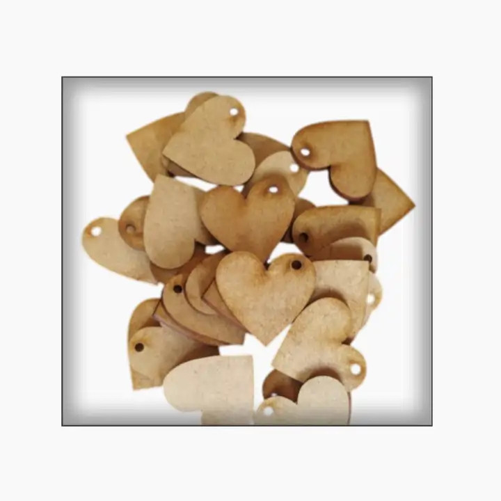 ❤️ Coração MDF 3x3cm para Lembrancinhas | Artesanato Criativo