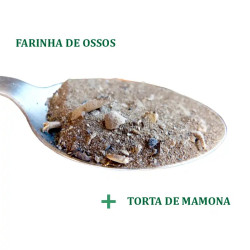 Kit Super Fertilizantes Torta de Mamona e Fariha de Ossos